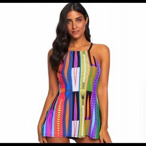 Multicolor Tankini NWT